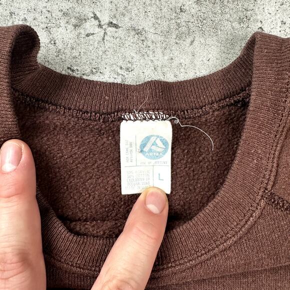 Vintage Cleveland Browns 80s Raglan Sweatshirt Medium/Small - Picture 3 of 7